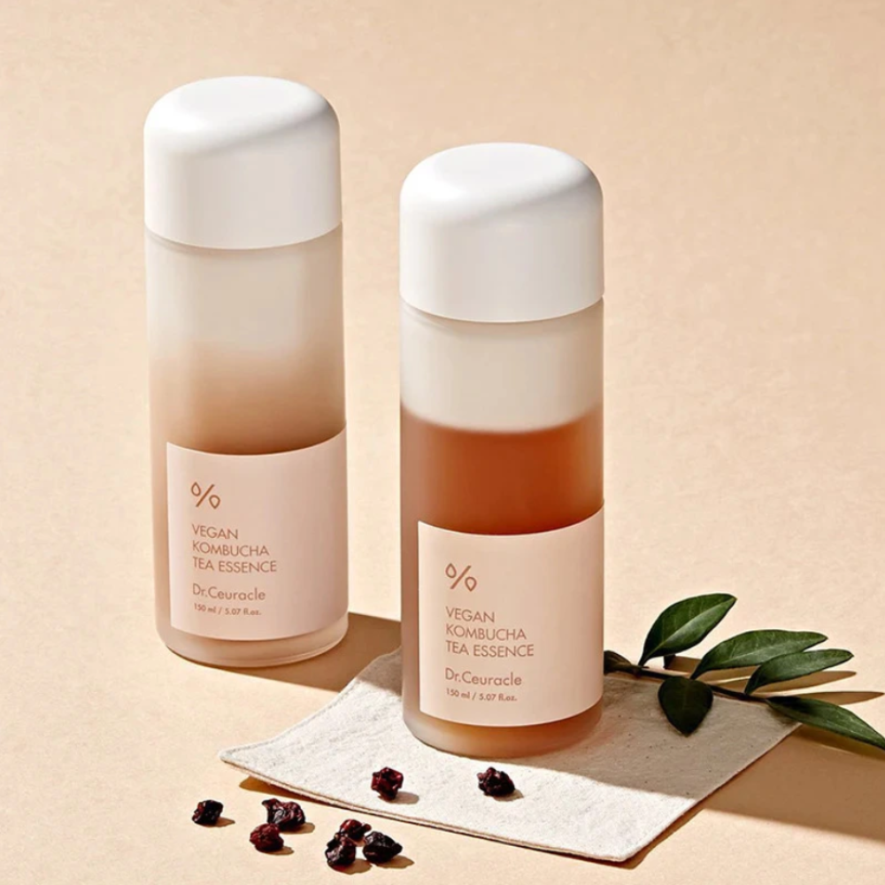 Dr.Ceuracle Vegan Kombucha Tea Mist 80ml | Hydrating & Balancing Bi-Phase Facial Mist