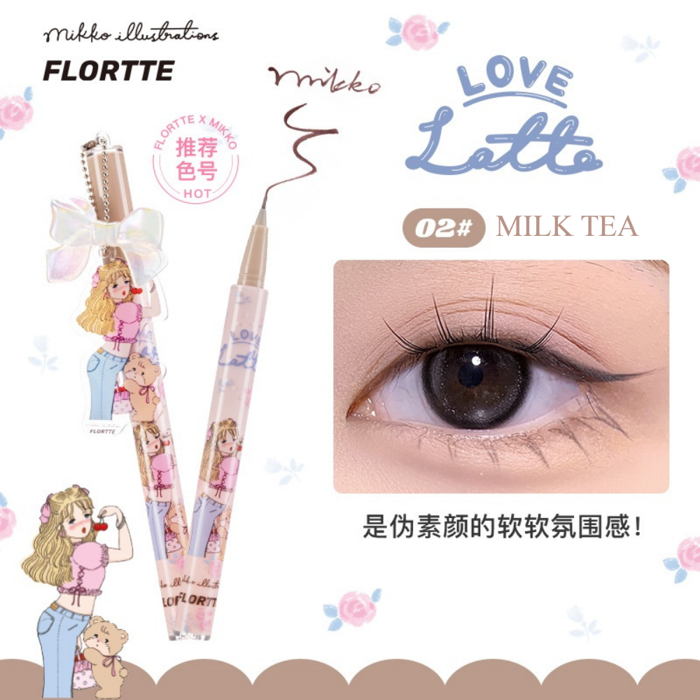FLORTTE x MIKKO Wink Wink Liquid Eyeliner (2 Colours) | COSME HUT