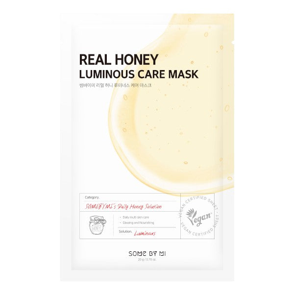 SOME BY MI Real Honey Luminous Care Mask (1pc/Per Sheet)