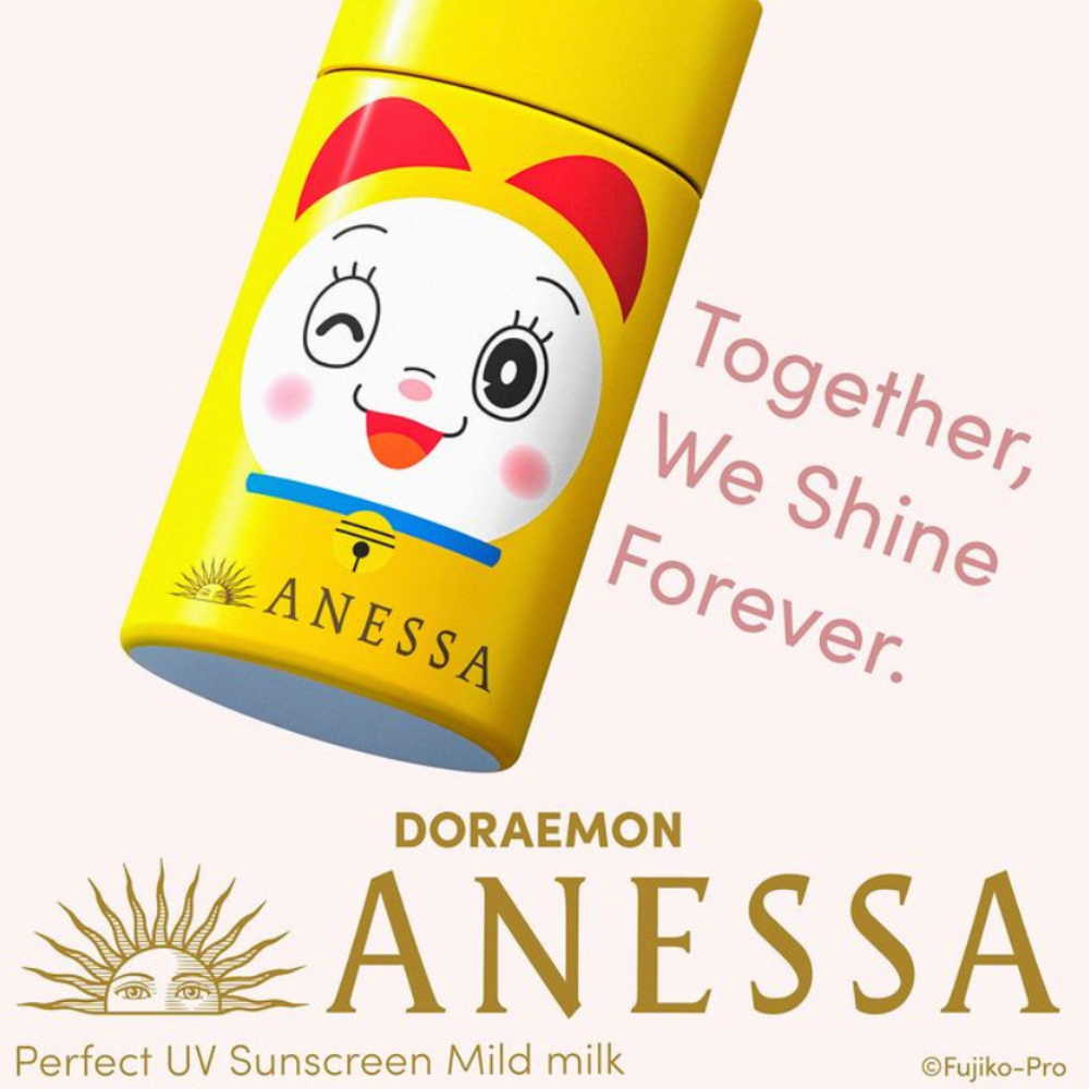 ANESSA x DORAEMON Perfect UV Skin Care Milk 60ml (3 types)
