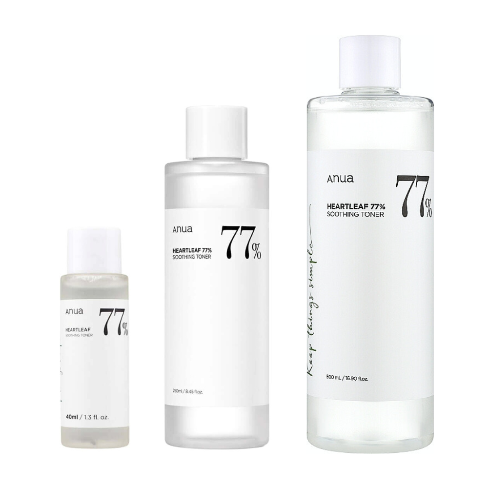 ANUA Heartleaf 77% Soothing Toner (3 Sizes)