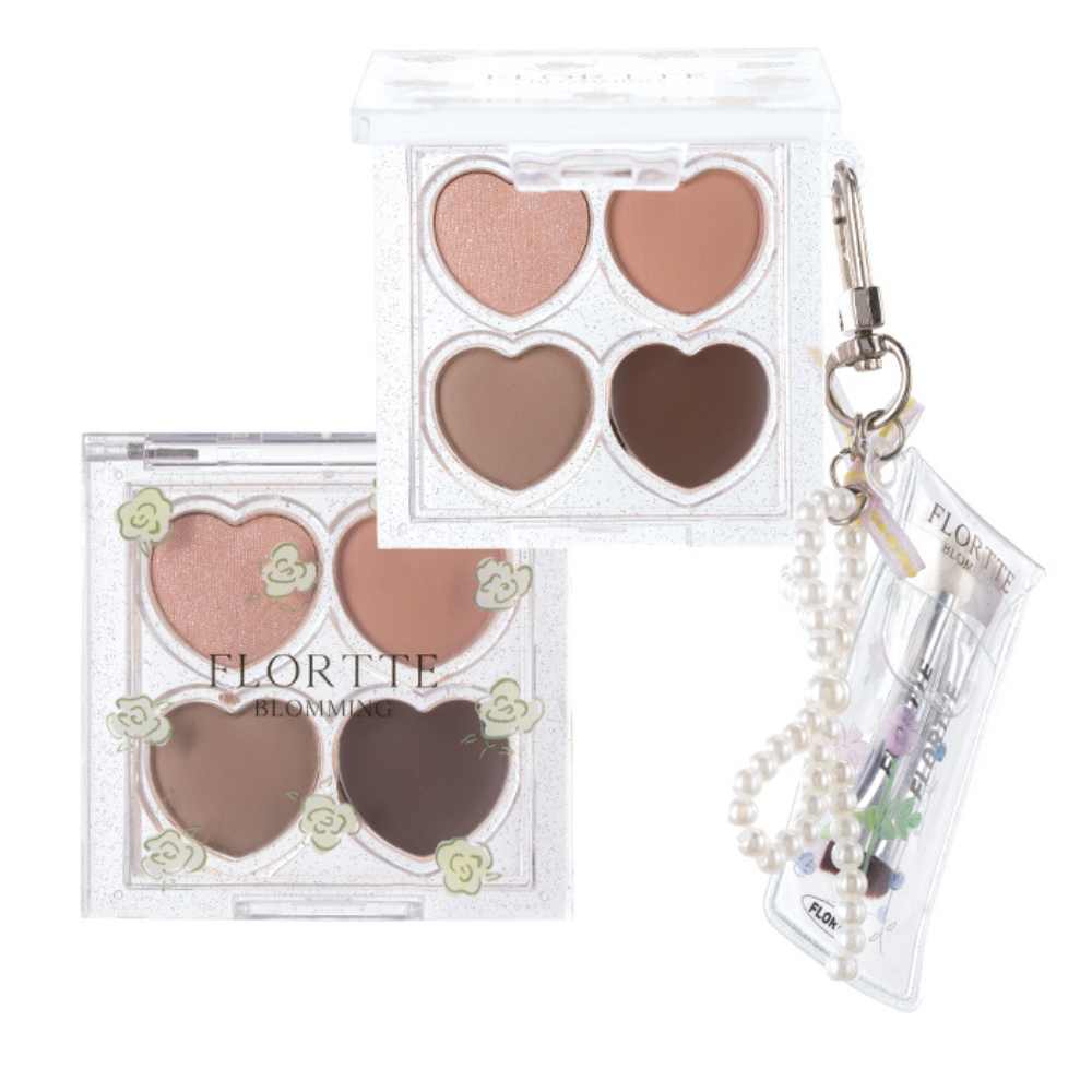 FLORTTE Love Yourself 4-color Eyeshadow Palette | COSME HUT