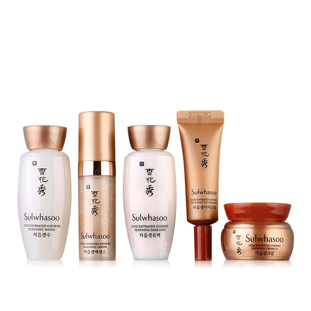 SULWHASOO Concentrated Ginseng ANTI-AGING Kit 5 Items 