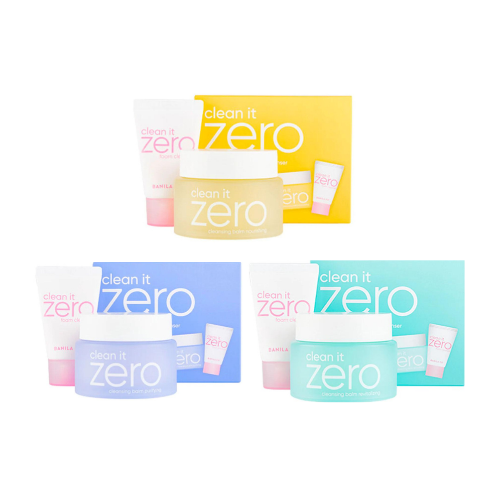 BANILA CO Clean It Zero Cleansing Balm & Foam Cleanser Special Sets (3 types) (2 for $40)