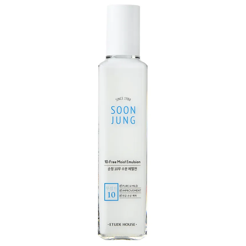 ETUDE HOUSE Soon Jung 10 Free Moist Emulsion Cosme Hut korean beauty Australia