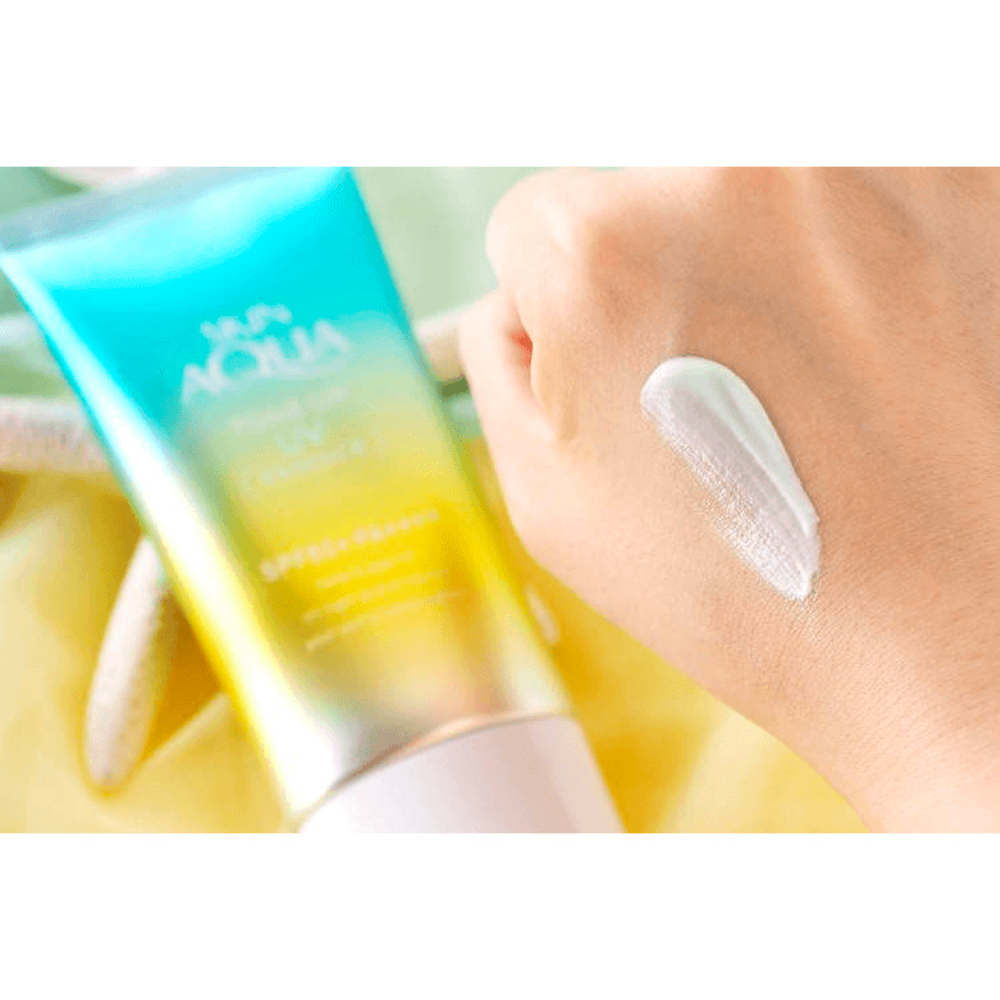 ROHTO Skin Aqua Tone-up UV Essence 80g #MINT GREEN