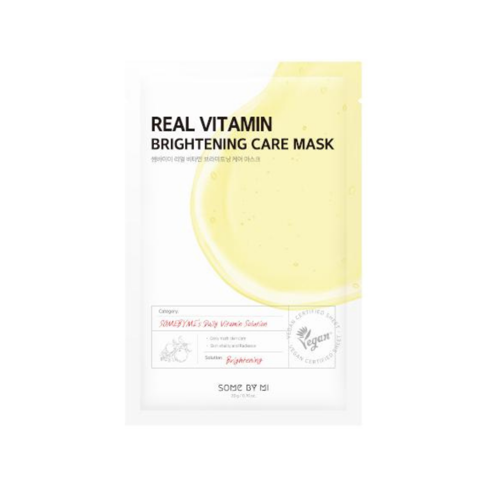 SOME BY MI Real Vitamin Brightening Care Mask (1pc/Per Sheet)