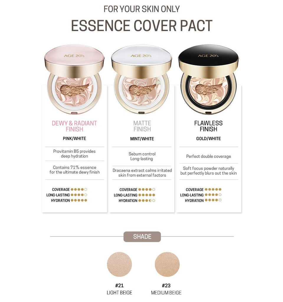AGE20’S Signature Essence Cover Pact (Long Stay)