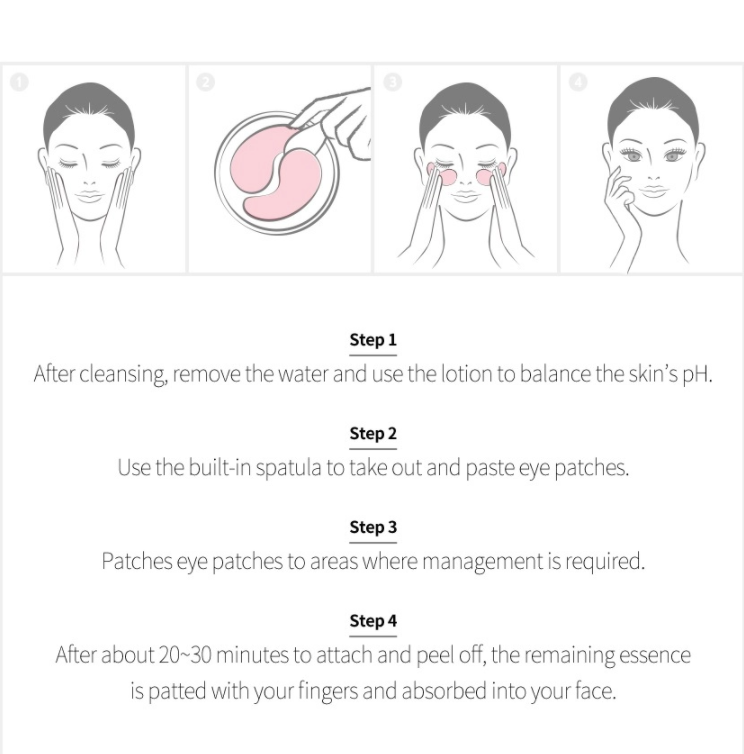 HEIMISH Bulgarian Rose Water Hydrogel Eye Patch