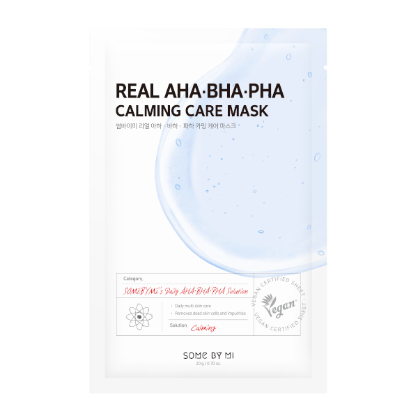 SOME BY MI Real AHA BHA PHA Calming Care Mask (1pc/Per Sheet)