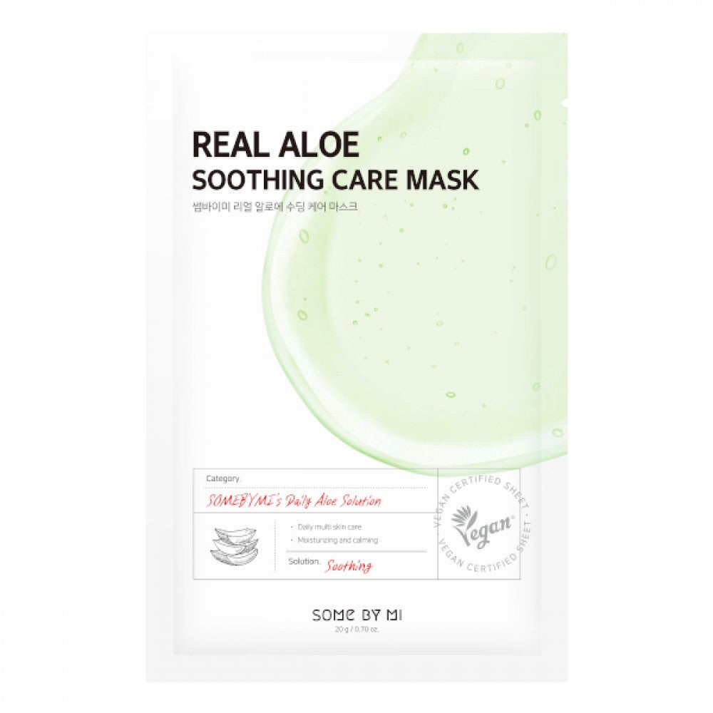 SOME BY MI Real Aloe Soothing Care Mask (1pc/Per Sheet)